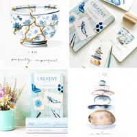 Creative Calm Watercolour Class & Book Launch-Workshop-Little Lane Workshops