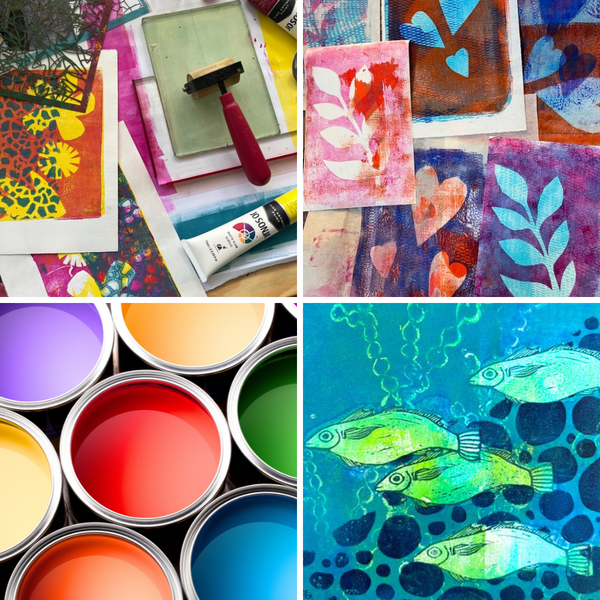 Gelli Printing Masterclass - Printmaking Workshop-Workshop-Little Lane Workshops