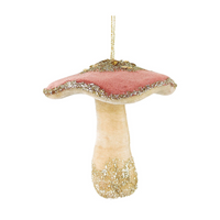 Velvet Toadstool Christmas Decorations - Various Styles-Homewares-Little Lane Workshops