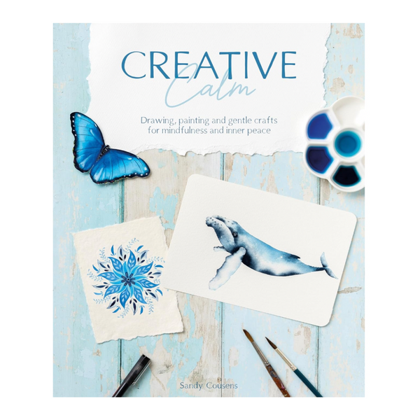 Creative Calm Watercolour Book By Sandy Cousens-Magazine & Books-Little Lane Workshops