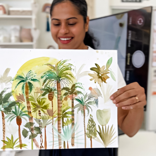 TROPICAL WATERCOLOUR WORKSHOP-Workshop-Little Lane Workshops