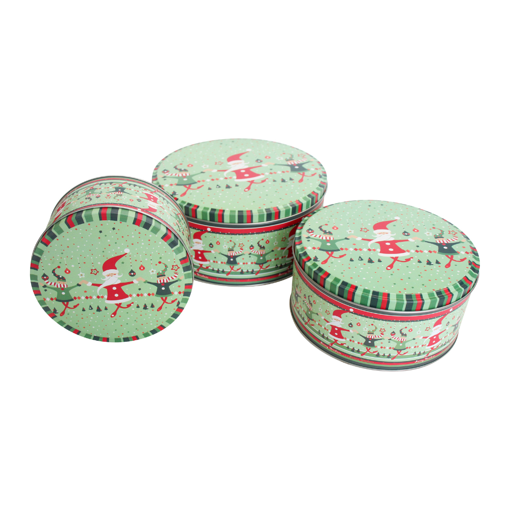 Dancing Elves Tins - Various sizes-Homewares-Little Lane Workshops