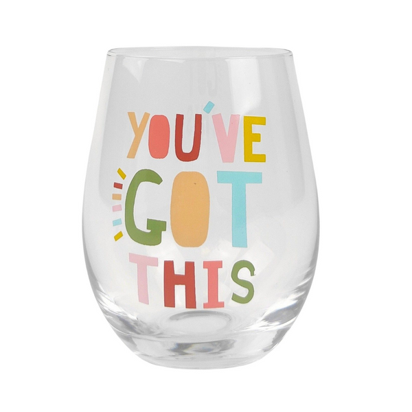 You've Got This Wine Glass-Homewares-Little Lane Workshops