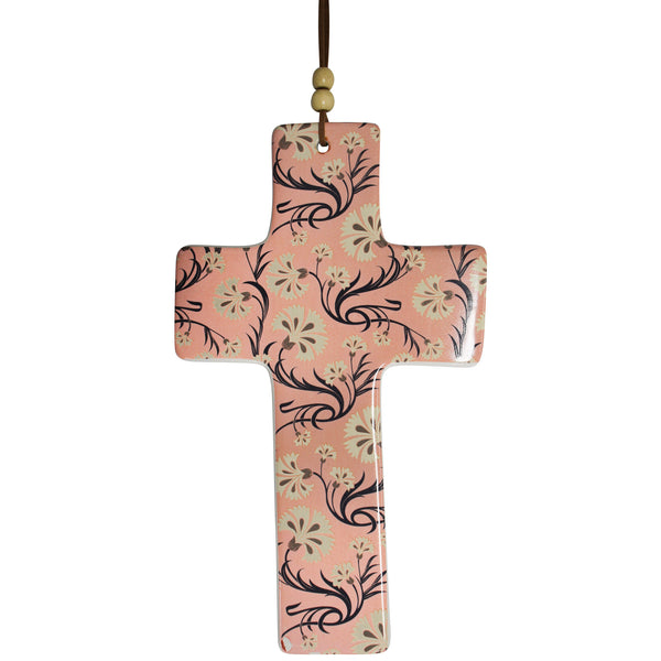 Ceramic Decorative Cross - Various Styles-Homewares-Little Lane Workshops