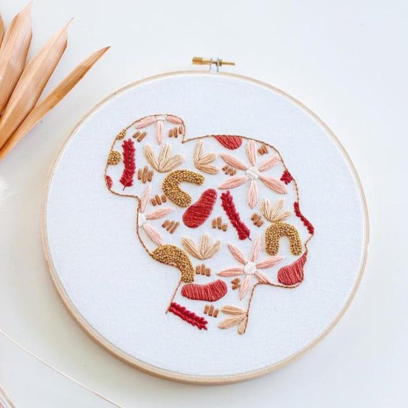 Crafts - Raffia Embroidery Kits - Modern Embroidery Kits for
