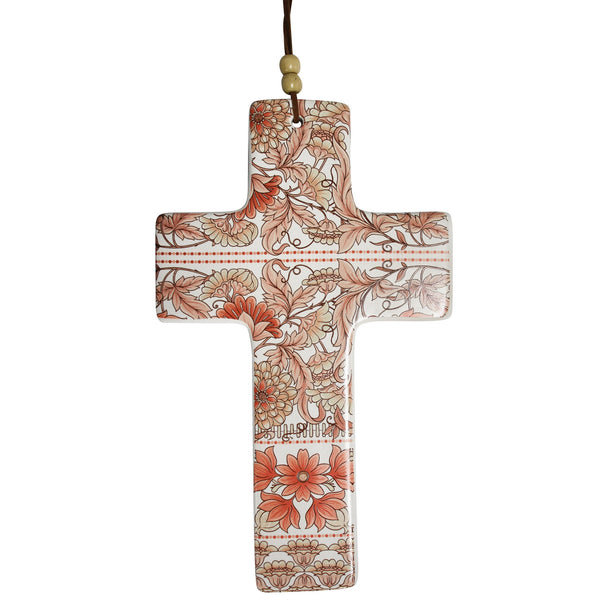 Ceramic Decorative Cross - Various Styles-Homewares-Little Lane Workshops