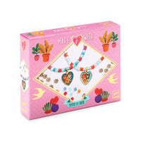 Threaded Beading KIT for Kids - You & Me Heart-Craft Kits-Little Lane Workshops