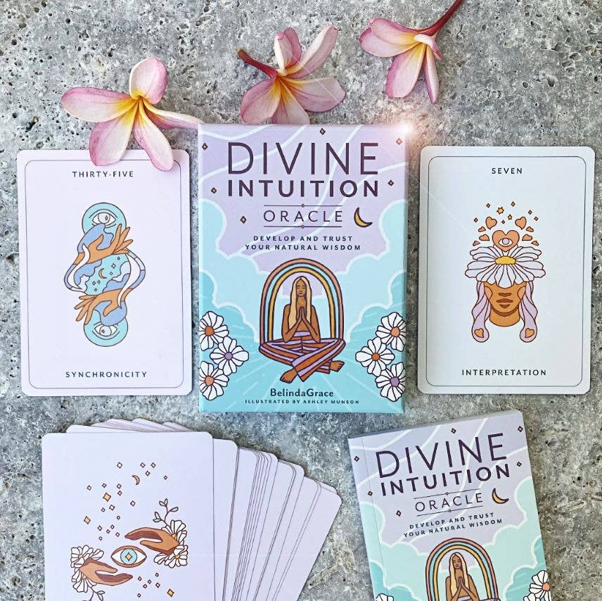 Divine Intuition Oracle Cards-Affirmation Cards-Little Lane Workshops