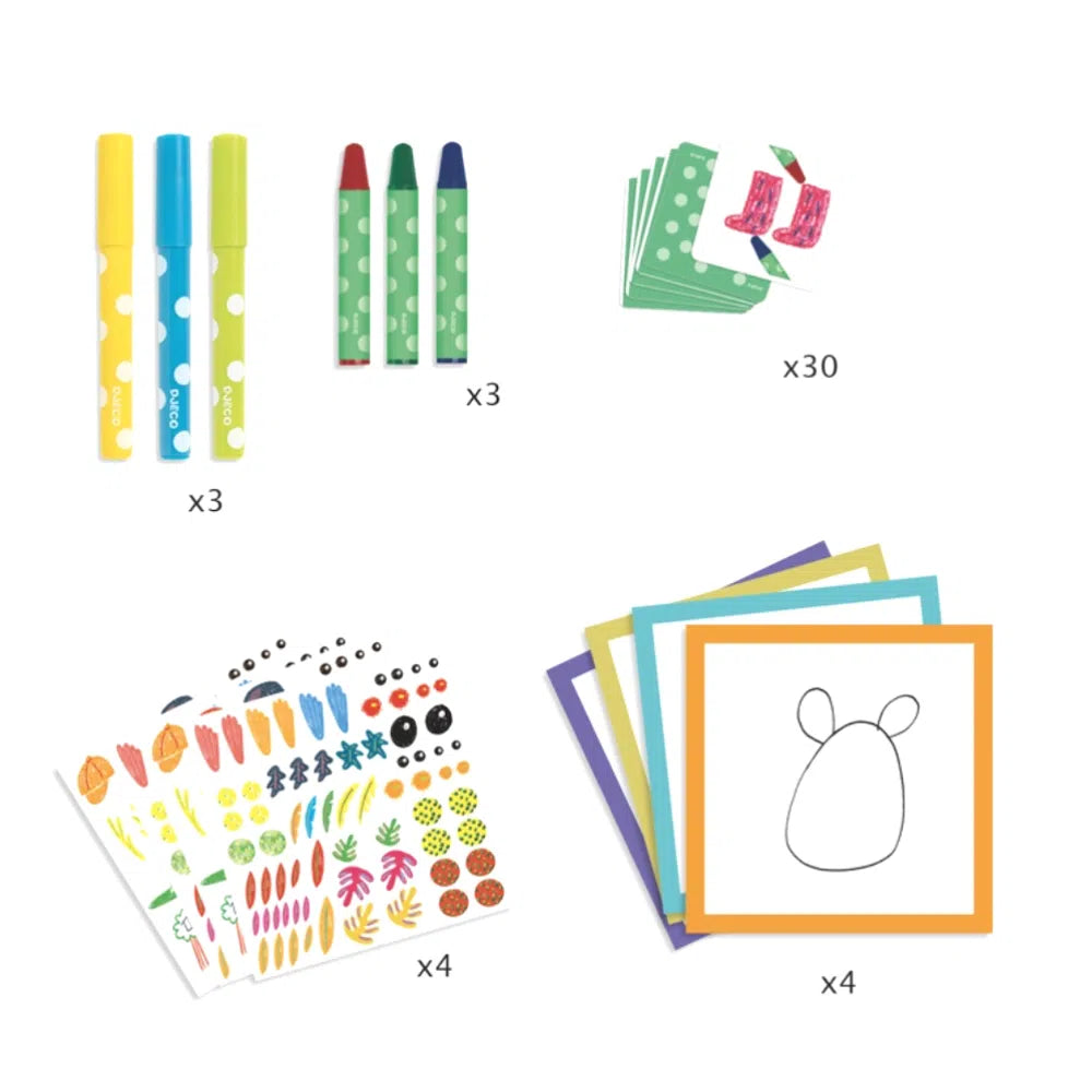 iBayam Art Kit, Supplies Drawing Kits, Arts and Crafts for Kids, Gifts Pink  | eBay