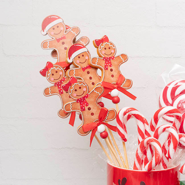 Gingerbread Man Picks-Homewares-Little Lane Workshops