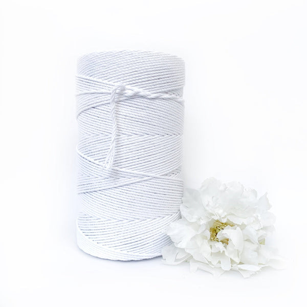 Macrame Twisted Cotton Rope - Coloured 3mm x 1kg Macrame Twisted Cotton Rope Pastel Bulk Rolls (Approx 425 Meters)-Macrame-Little Lane Workshops