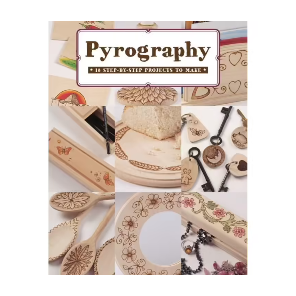 Pyrography Step By Step Projects by Bob Neill-Magazine & Books-Little Lane Workshops