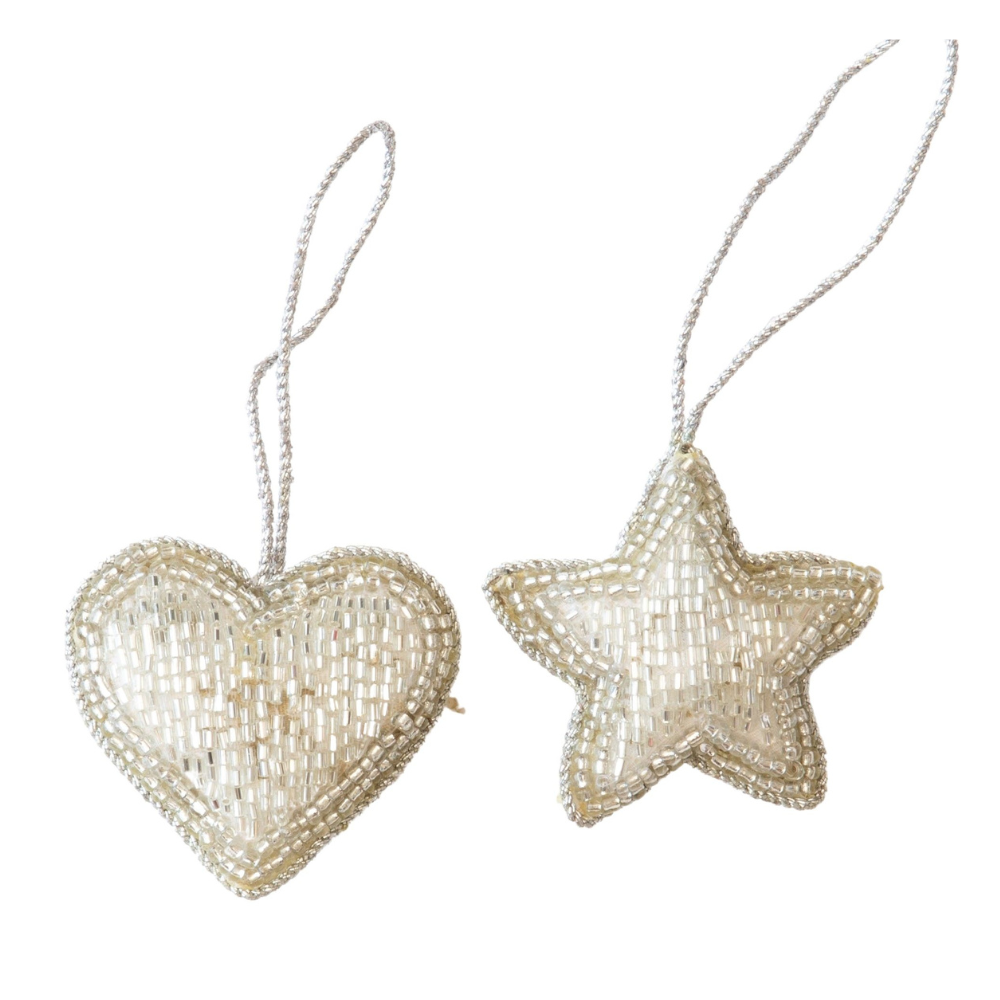 Beaded Christmas Decorations - Various Styles-Homewares-Little Lane Workshops