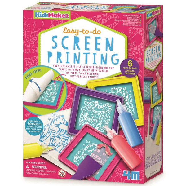 SCREEN PRINTING - KIT FOR KIDS-Craft Kits-Little Lane Workshops