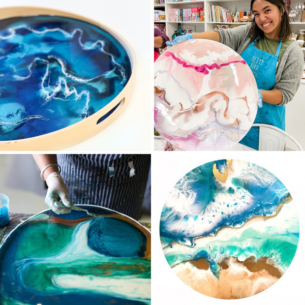 RESIN WALL ART or TRAYS WORKSHOP-Workshop-Little Lane Workshops