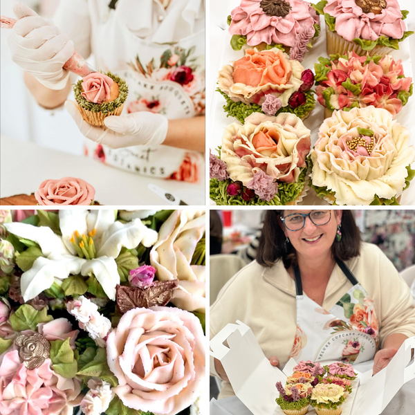 FLORAL CUPCAKE DECORATING WORKSHOP-Workshop-Little Lane Workshops