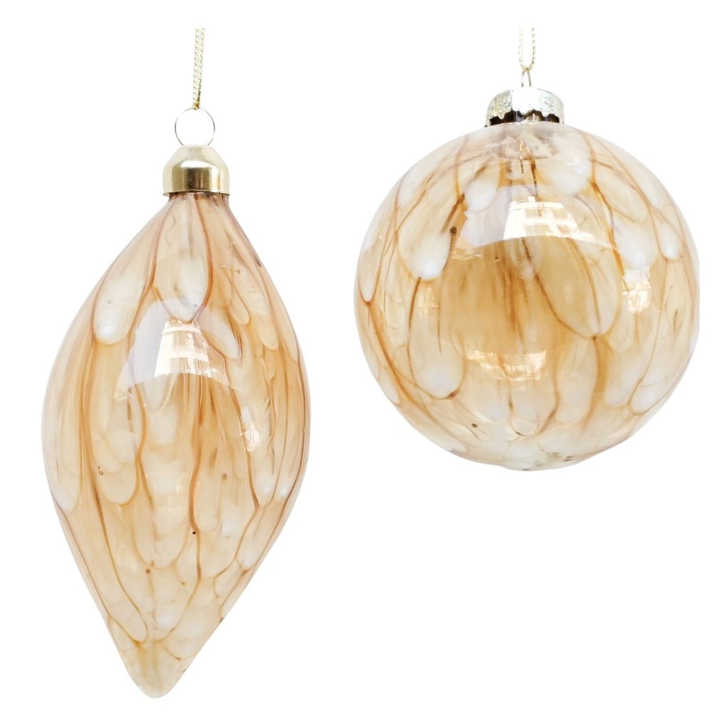 Speckle Glass Ornaments-Homewares-Little Lane Workshops