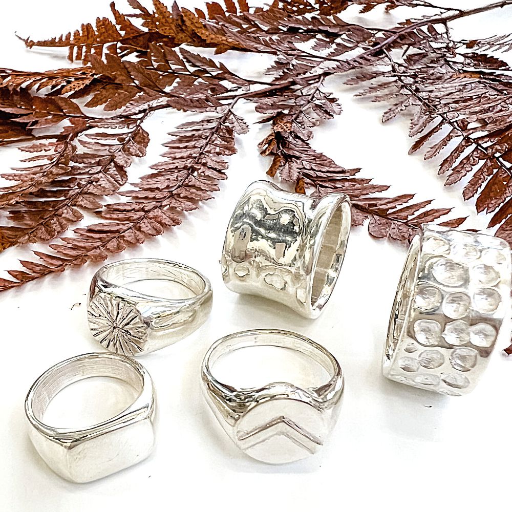 Unique Silver Rings Online, Australian Handmade Silver Ring Store
